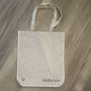 Large Lululemon Limited Edition Print Reusable Tote Bag